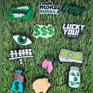 12 Money Moves Croc Charms…Bundle to save even more.